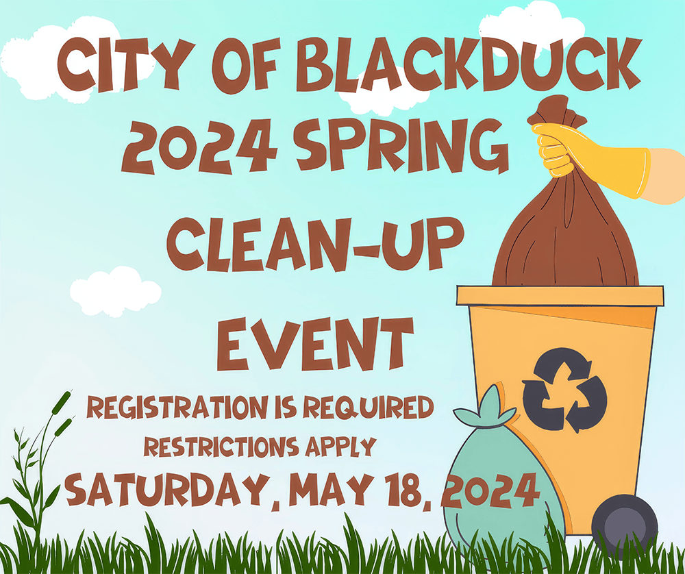 clean up the city of blackduck event